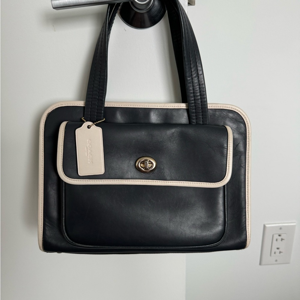 Vintage Coach Safari Tote Bag